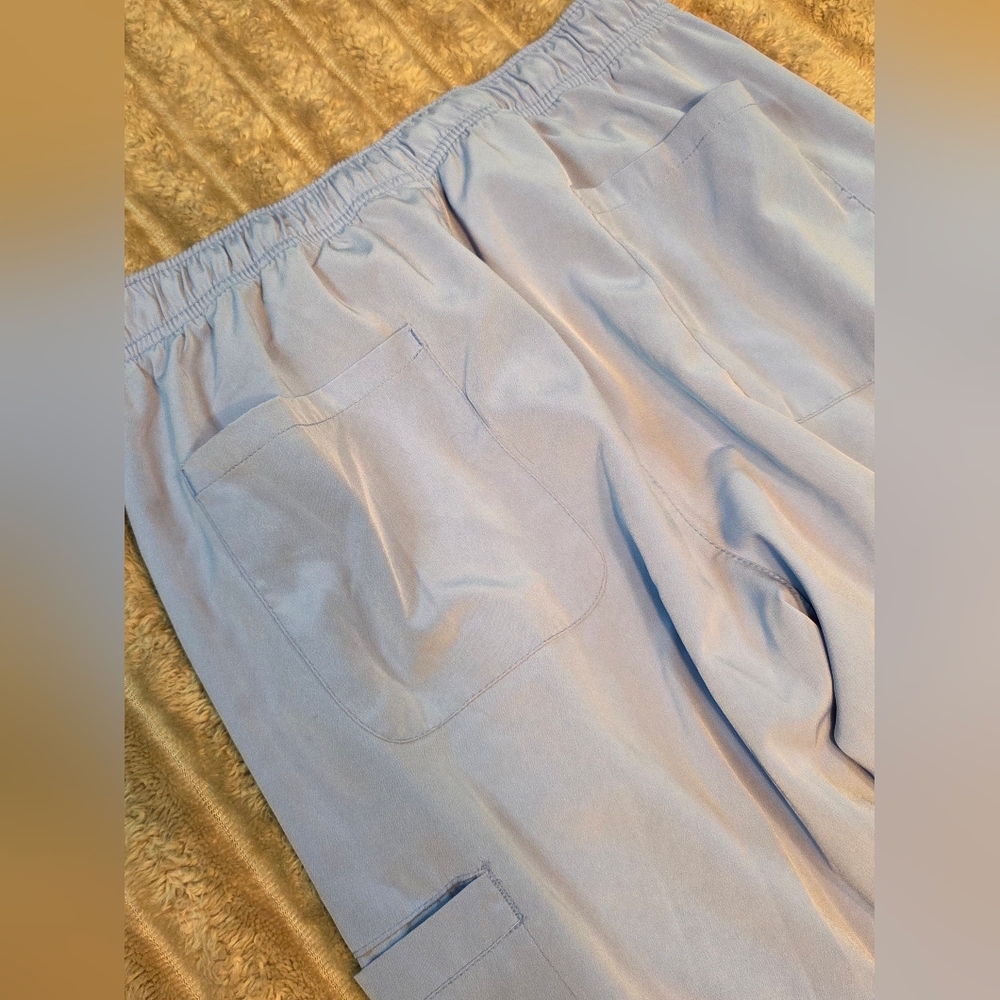 Elevate IRG: Women's full elastic Scrubs Pant...CIEL BLUE ...Size M - Picture 6 of 9